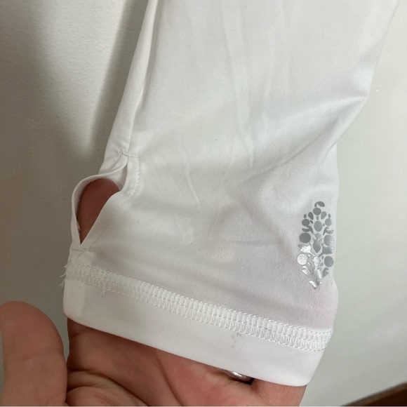 Free people movement Casal cropped long sleeve shirt size medium - Picture 3 of 7